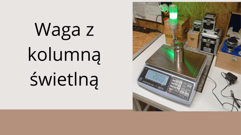 waga z kolumną